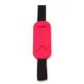 Pink PU Leather Pen Holder Elastic Band for Notebook Journal and Planner Pen Case - Rose Red
