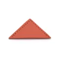 PU leather triangular corner bookmark page marker office stationery orange color supply - Orange