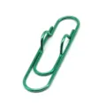 Clip stylo en métal créatif trombone carnet porte-stylo papeterie de bureau accessoire vert - Vert