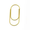 Gold jumbo paper clip for office school document organization student bookmark storage clip sku - Gold