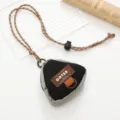 Unique triangle-shaped coin purse and headphone storage pouch in black and olive fabric - Black and Grey-green