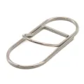 Metal pen clip variant in silver color, durable stainless steel planner pen holder for notebook. - Silver