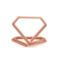 Rose Gold Diamond Wire Memo Clip Metal Card Holder Table Number Photo Stand Desktop Decor - Rose Gold