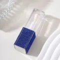 Luxury blue rhinestone encrusted lip gloss bottle travel size empty cosmetic container - Sapphire Blue
