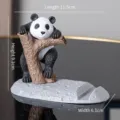 Schattige panda telefoonhouder voor bureau, 11,5 cm lengte, ideaal verjaardagscadeau ornament. - Panda Bureau Telefoonhouder (Met Voet) / 11.5x6.1x9.1cm
