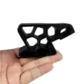 Black honeycomb window stopper home safety door limiter balcony track fixing bracket - Single Pack