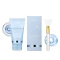 Mascarilla de noche de colágeno HOYGI para hidratación profunda, exfoliación suave y piel firme. - 75g Con Cepillo