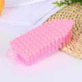 Roze buigbare reinigingsborstel voor huishoudelijk wasgoed en schoenen, plastic tool. - Rood