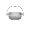 Stainless steel kitchen sink strainer basket with handle for food waste residue filter - Stainless Steel Basket Drainer