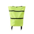 Bolsa carrito de compras plegable con ruedas, bolso impermeable grande para uso diario. - Bolsa de Compras con Ruedas / Verde