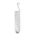 Stainless steel bird fruit holder spiral feeder hanging toy for pet parrots supplies. - Bird Feeder
