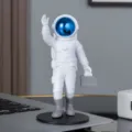 Figurine d'astronaute créative décoration de bureau cadeau étudiant modèle de space - N° 12 modèle B (Visière bleue galvanisée)