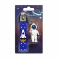 Creative astronaut keychain space man pendant electroplated figurine gift key ring! - Style B (Independent Gift Box) / Blue