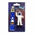 Creative astronaut keychain space man pendant bag charm cute student birthday gift keyring - Style A (Independent Gift Box) / Blue
