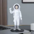 Figurine d'astronaute décorative pour bureau, cadeau d'anniversaire créatif idéal. - Modèle A n° 12 (tête simulée)