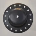 Black round wall hanging decor with sparkling crystal rhinestones for living room and bar interior. - Black Hat