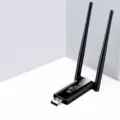 USB WiFi Adapter Dual Antenna Wireless Network Card Signal Repeater Booster for PC - WiFi Signal Boosters