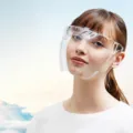 Clear protective face shield anti-impact UV proof dustproof safety gear for daily use. - Clear