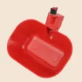 Beverino automatico per pollame ciotola d'acqua in plastica rossa per polli e piccioni - Abbeveratoi per pollame versione aggiornata