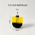 Accessoire de brosse de perceuse électrique brosse sphérique de 3,5 pouces pour carreaux. - Brosses de nettoyage rondes 3,5 pouces