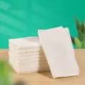 Thick bamboo fiber dishcloth kitchen cleaning towel super absorbent oil-free 10pcs - 18x23cm / White
