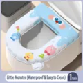 Verdickter wasserdichter süßer Monster Toilettensitzbezug, universell vier Jahreszeiten blau - Blaues Monster