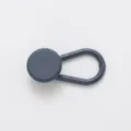 Dark blue plastic jeans waistband extender button, adjustable waist extension for pants. - Large 18mm / Blue
