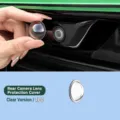 Housse de protection pour caméra de recul auto, film de verre lentille panoramique 360 - Caches de protection pour caméra