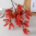 Fausses branches de pin rouge plantes artificielles decoration mariage maison arrangement - Rouge