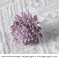 Purple flocked artificial succulent pinecone plant for home decor desktop mini ornaments - Pine Cone