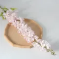 Branche de fleur de delphinium rose artificielle décoration florale pour mariage maison - Rose Clair