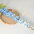Branche de delphinium artificiel bleu, fausse jacinthe pour mariage deco SKU variante. - Bleu clair