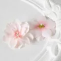 Têtes de fleurs artificielles roses pour travaux manuels DIY et décorations de mariage. - Rose chair