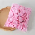 Pétales de rose artificiels roses en sachet pour décoration de table de mariage - Rose