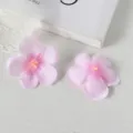 Cabezas de flores de begonia artificiales rosas kit DIY para accesorios de cabello y decoración. - Rosa Melocotón