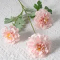 Branche de fleur rose artificielle décoration de mariage à la maison belle fausse fleur - Rose