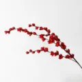 Branche de fleur artificielle rouge pour déco de mariage, mur floral et intérieur. - Rouge
