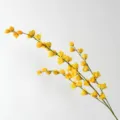 Fausse branche de fleur jaune pour décoration de mariage, mur floral et décoration intérieure. - Jaune