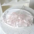 Branche de feuilles de dattier artificielle 5 fourches arrangement floral rose mariage - Rose