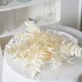 Branche de faux feuillage artificiel à 5 fourches pour décoration de mariage et fleurs. - Champagne