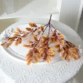 Feuilles d'automne artificielles branche de feuillage fausse pour déco mariage maison. - Couleur d'automne