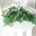 Bouquet de Faux Feuilles de Robinier à 5 Fourches Plante Verte Arrangement Floral Décoration - Vert