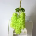 Kunstmatige wisteria hangende plant groene neppe bloem voor de mooie huwelijksdecoratie - Dicht groen (12 stuks)