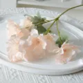 Bouquet de Fleurs de Pivoine Artificielle 6 Têtes Faux Fleurs Décoration de Maison - Champagne
