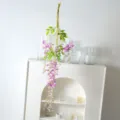 Ghirlanda di fiori di glicine artificiale sospesa viola per decorazione nuziale. - Viola classico (Confezione da 12)