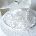 Bouquet de feuilles de saule artificielles blanches, verdure fausse à 5 branches pour déco SKU - Blanc
