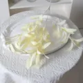 Branche d'Olivier Artificielle 6 Branches Fausse Feuille Décoration de Mariage Maison - Champagne