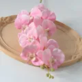 Fausse orchidée phalaenopsis rose artificielle à 9 têtes pour décoration de maison et mariage. - Rose n° 2