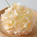 Bola de flores de hortensia artificial para bodas, elegante arreglo floral decorativo. - Champaña