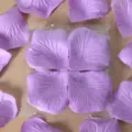 Pétales de rose artificiels pour décoration de mariage, pièces de fleurs en tissu. - Mauve Clair
